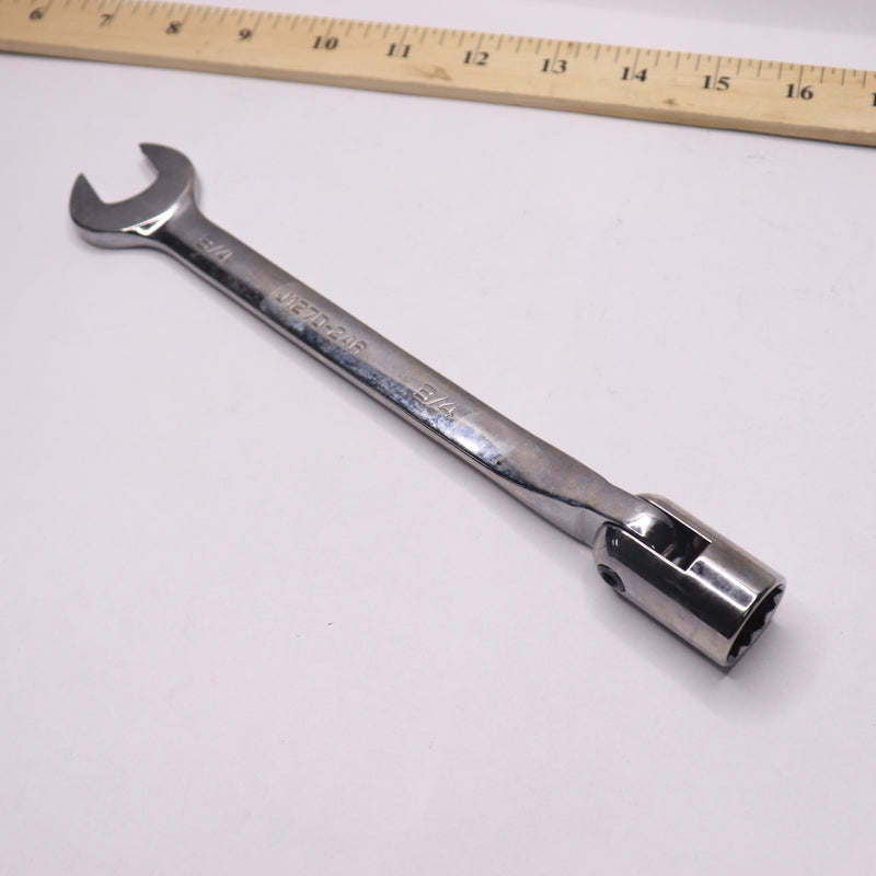 Proto Combination Flex-Head Wrench Satin 12-Point 3/4" J1270-24R