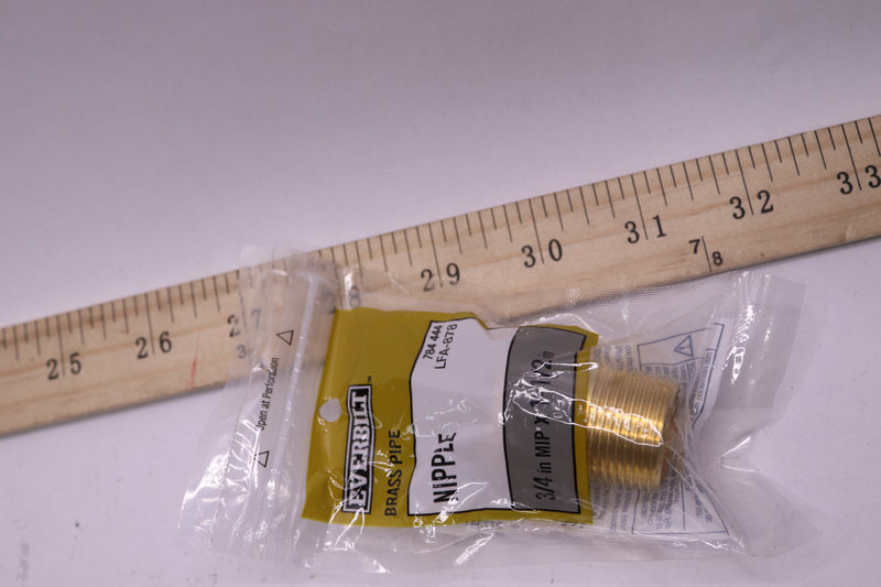 Everbilt Nipple Fitting Brass 3/4" x 1-1/2" LFA-878