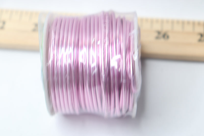 Mandala Crafts 2.5mm 10 Gauge Wire Anodized Aluminum Pink 60'