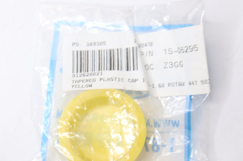 Aircraft Spruce & Specialty Tapered Cap Plastic Yellow 1.47" - 1.60" 15-06295