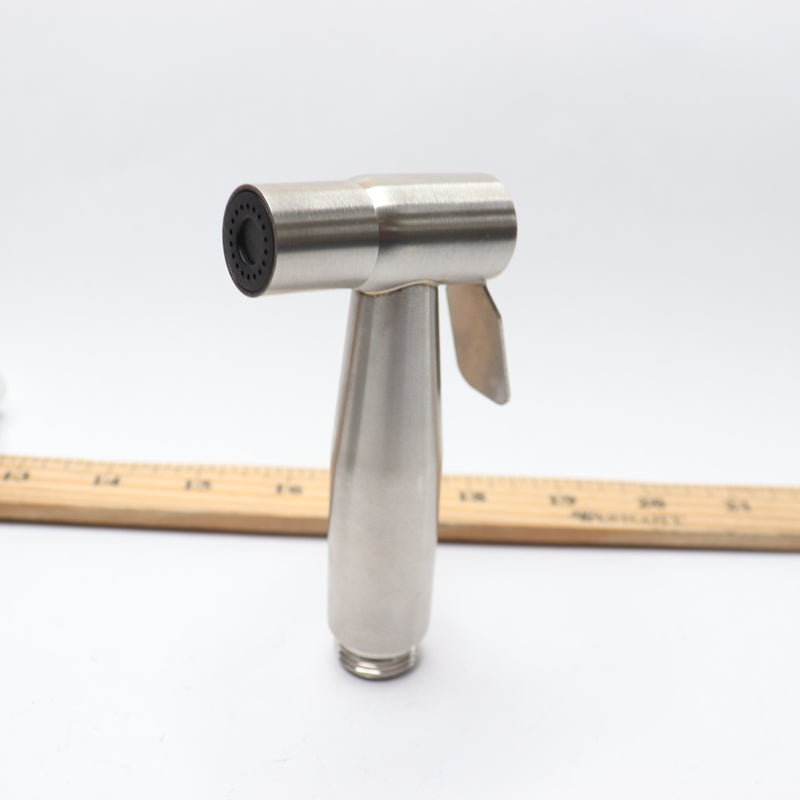 Portable Toilet Bidet Sprayer Gun-Missing Shutoff Valve Assembly & Steel Hose