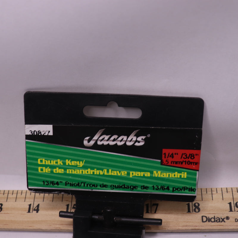 Jacobs Chuck Key 1/4" & 3/8" with 13/64" Pilot 30827
