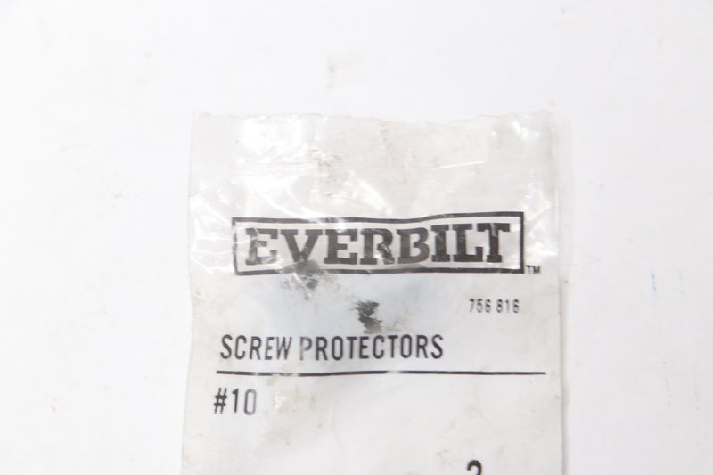 (2-Pk) Everbilt Screw Protectors Rubber Black 756 816