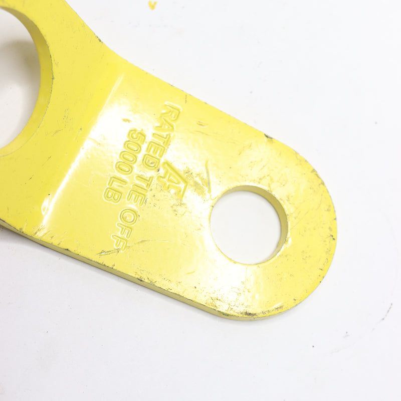 AF 45-Degree Step Bolt Tie Off Bracket Yellow 3/4" - SOME SURFACE WEAR