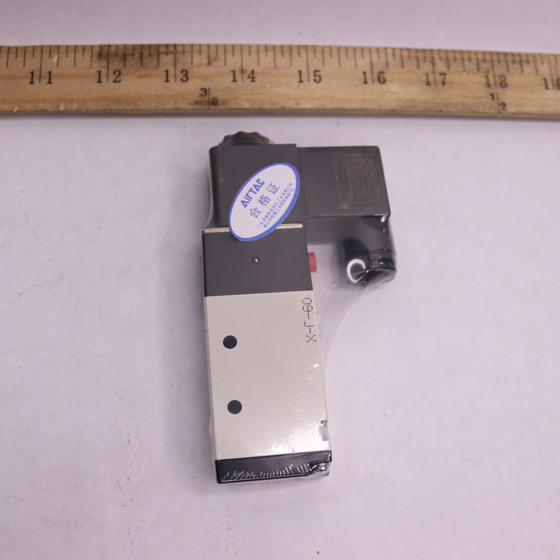 Airtac Solenoid Valve Single Coil Pilot-Operated Electric 2 Position 1/4"PT