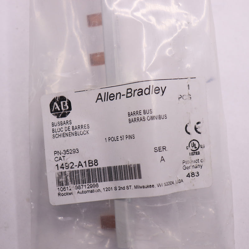 Allen-Bradley Busbar 1 Pole 57 Pin 1492-A1B8