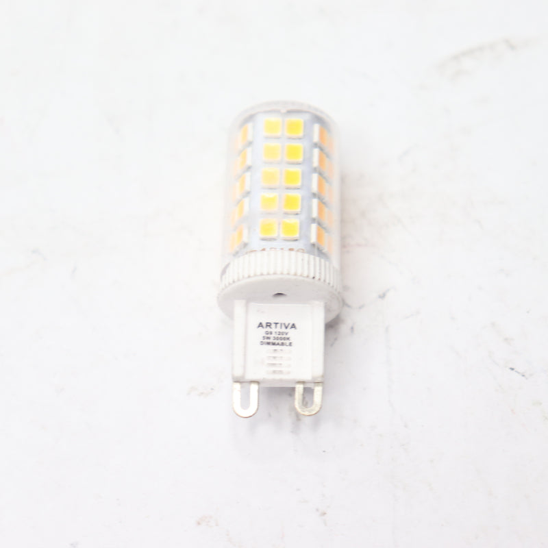 Artiva Miniature LED Bulb Dimmable G9 Base 5.0 W 120 Volt
