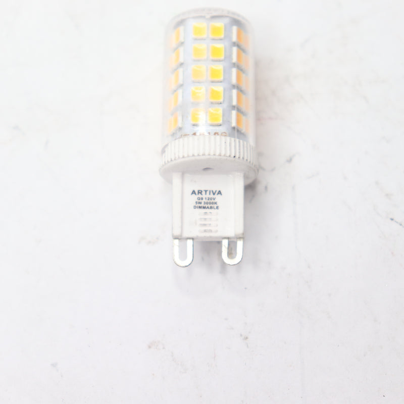Artiva Miniature LED Bulb Dimmable G9 Base 5.0 W 120 Volt