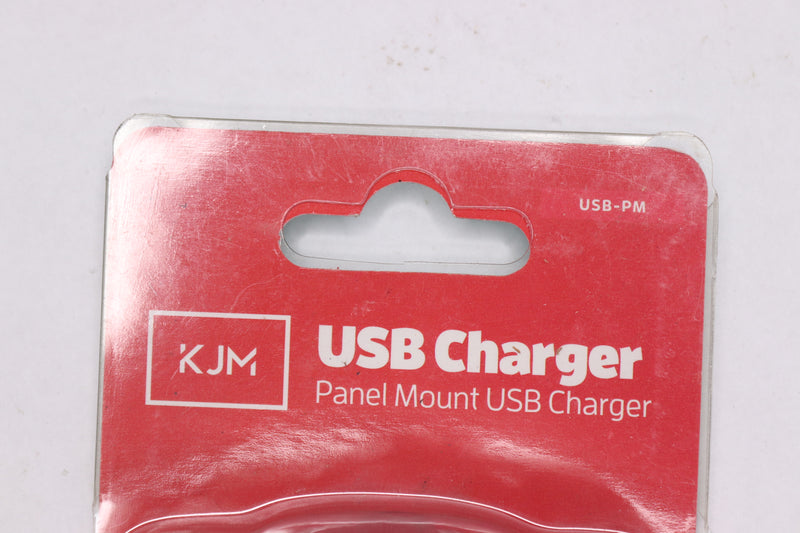 KJM Dual USB Charger Panel Mount USB-PM