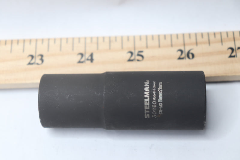 Steelman Impact Flip Socket Black Oxide 19mm x 21mm 301160