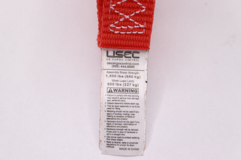 US Cargo Control Endless Ratchet Strap Red 1" x 13' 1613FE-RED