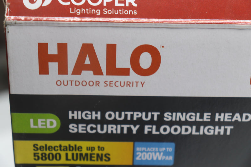 Halo Outdoor Integrated LED Flood Light - Damaged Broken Light Cover