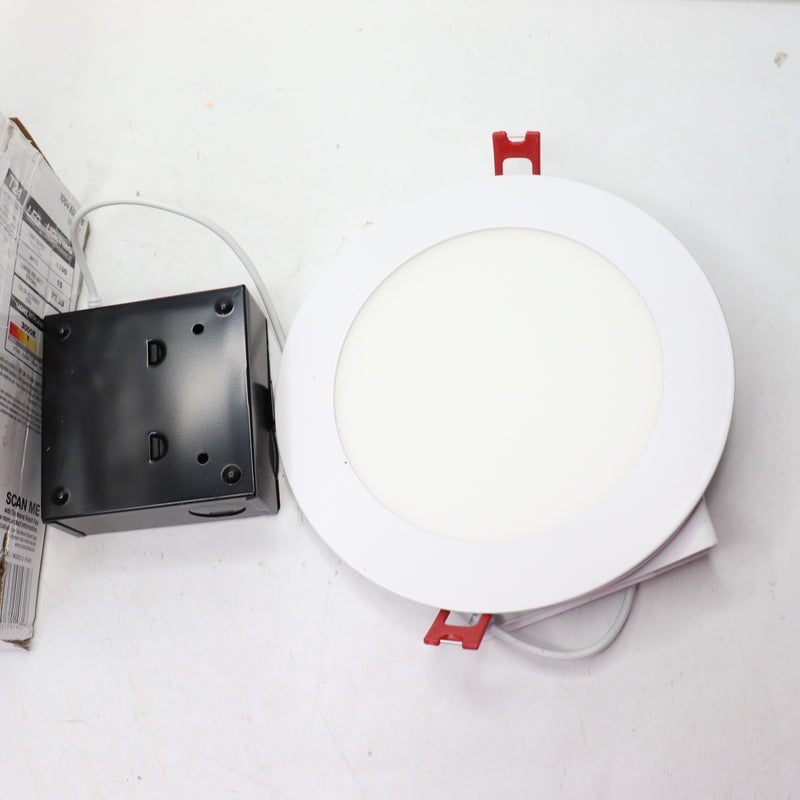Commercial Electric Ultra Slim Adjustable CCT Canless LED Recessed Light Kit