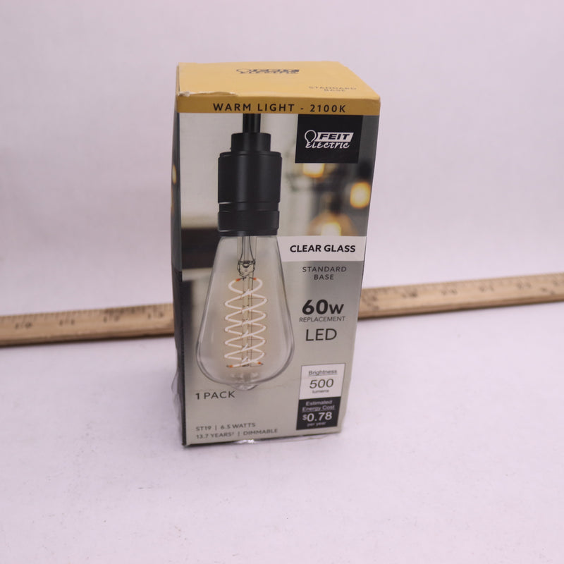 Feit Electric Dimmable E26 Vintage Edison LED Light Bulb 60W