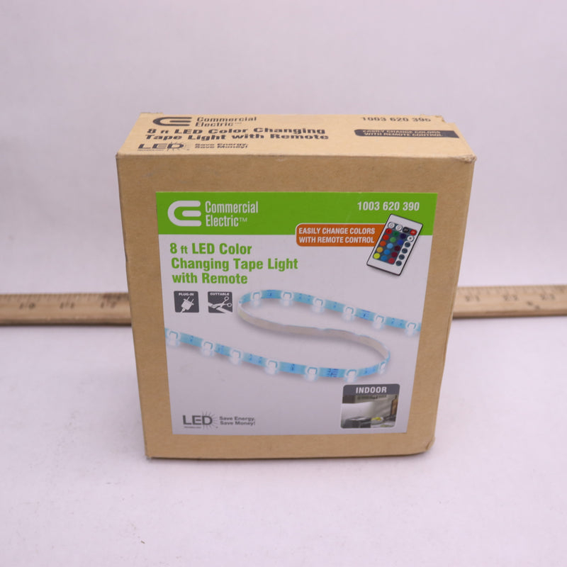 Commercial Electric Under Cabinet LED Light RGB 8' 1003 620 390