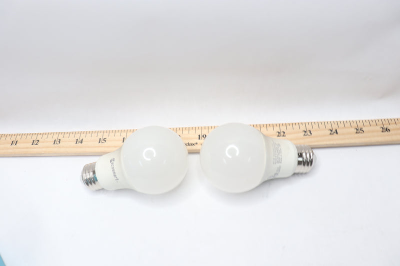(2-Pk) Feit Electric LED Light Bulb Glass Daylight 40W - Dirty Missing Bulbs