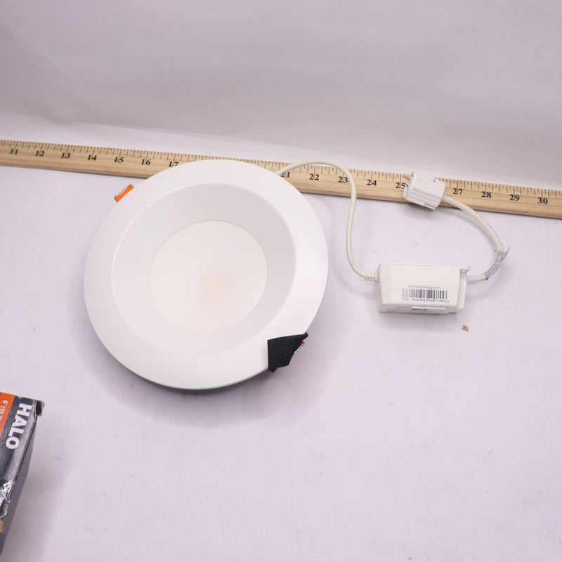 Halo Downlight Recessed LED Light Aluminum White 6" - Box Not Included