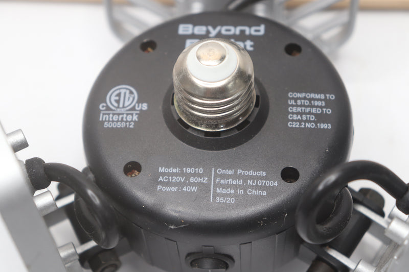 Beyond Bright LED Ultra-Bright Motion Activated Garage Light Plastic 120V 19010
