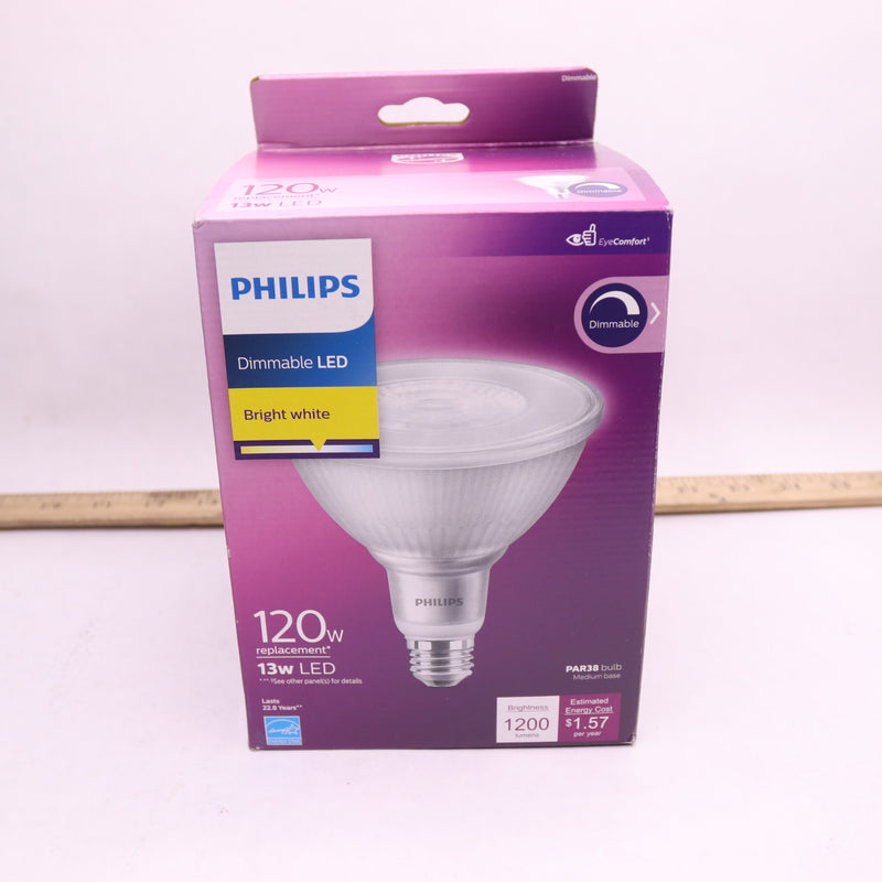Philips Dimmable LED Light Bulb Bright White 3000K 120W 9290030301A
