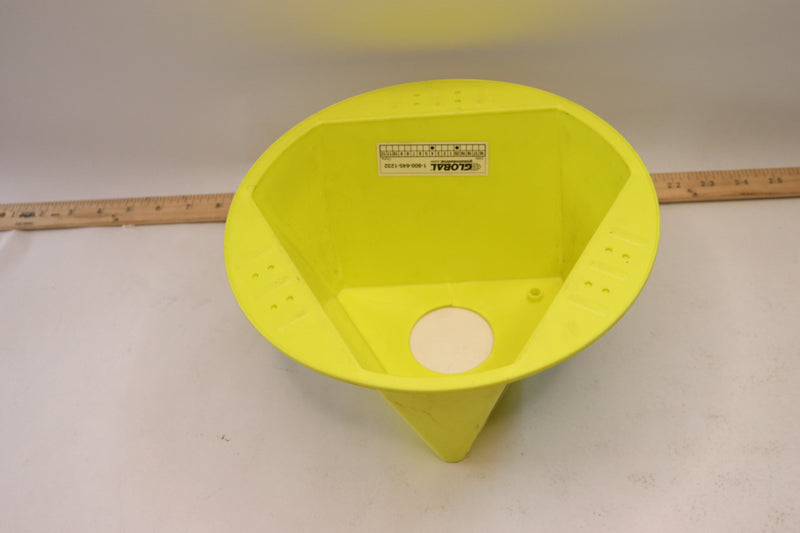 Inventory Control Cone w/ Dry Erase Decals Polypropylene Yellow 412434