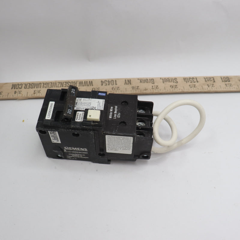 Siemens Double Pole Type QPF2 GFCI Circuit Breaker 20 Amp US2:QF220AP