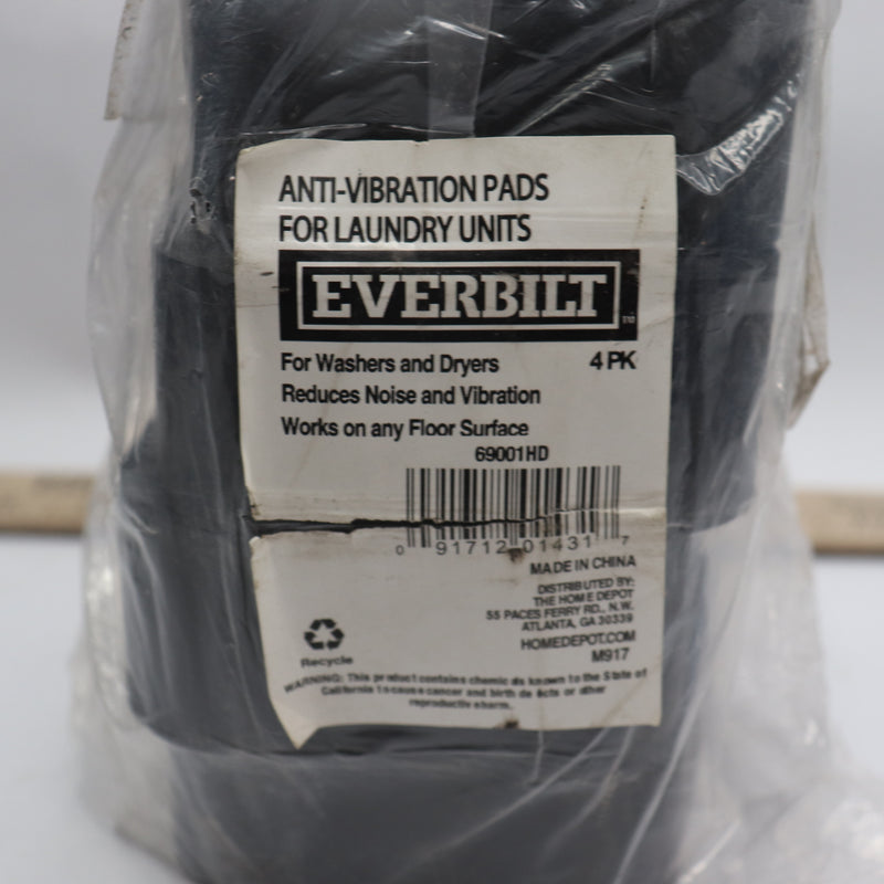 Everbilt Universal Anti Vibration Foot Pads For Washing Machine 69001HD