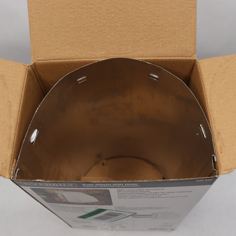 Everbilt Wide Mouth Dryer Vent Hood 608 942 - Pipe Only