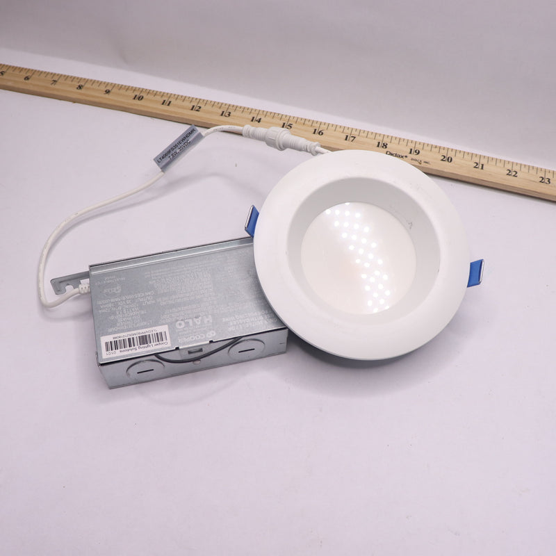 Halo Dimmable Recessed LED Light Plastic White 600lm 120V 4"