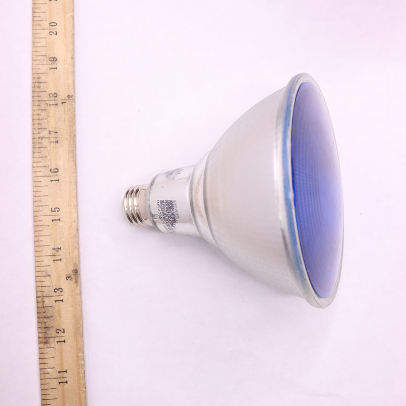 Philips LED Lamp Blue PAR38 13.5W 120V 13.5PAR38/PER/BLUE/ND/ULW/G/120V