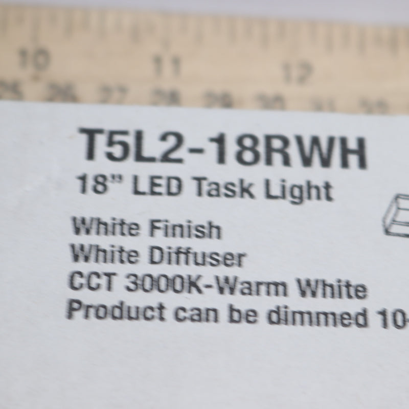 AFX LED TL5 Undercabinet Light 7.5W 520 lm 120V 3000K White 18"