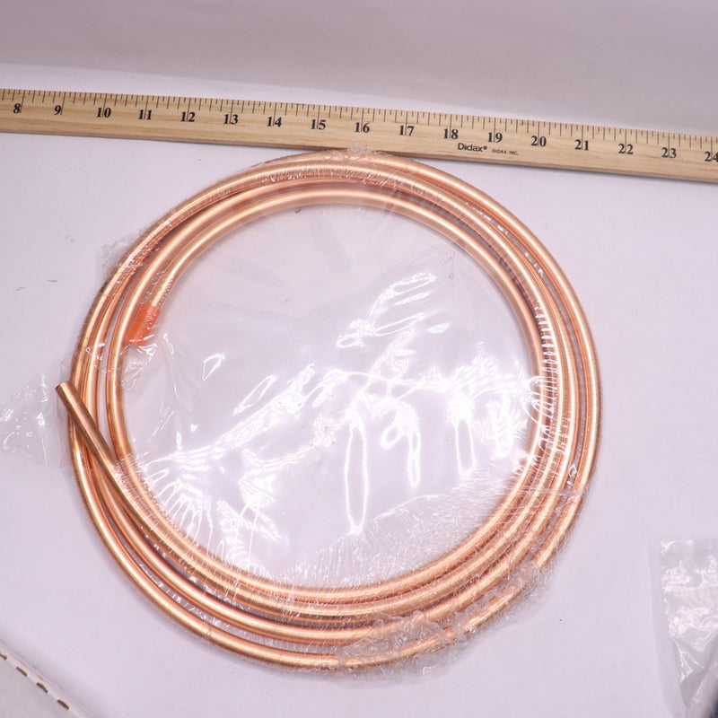 Everbilt Soft Refrigeration Coil Pipe Copper 3/8" OD x 10ft. 647-791