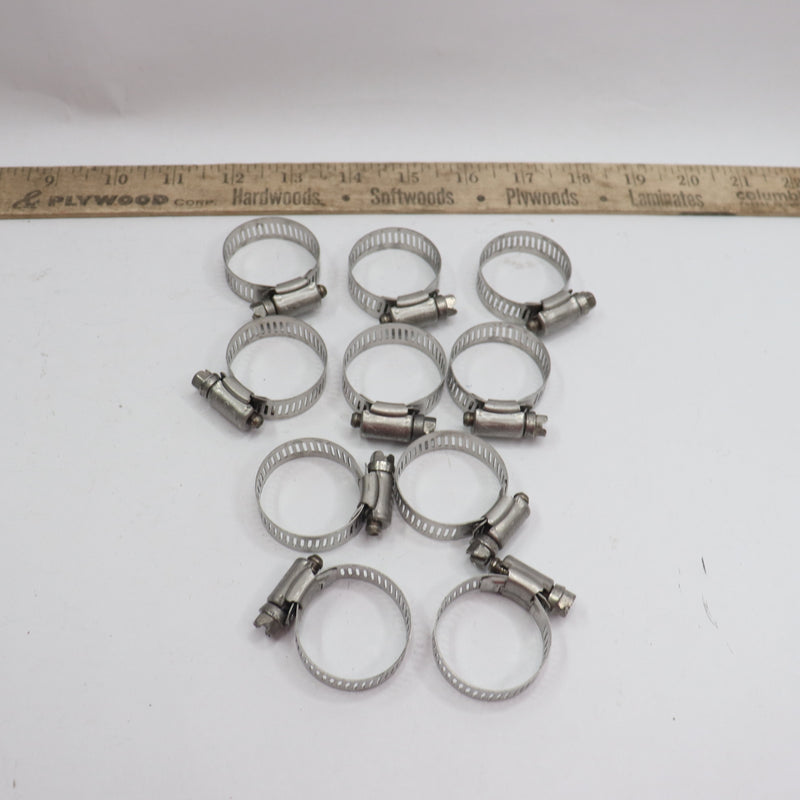 (10-Pk) Ideal Tridon Clamp Band Stainless Steel Size 16 1/2" 6716551