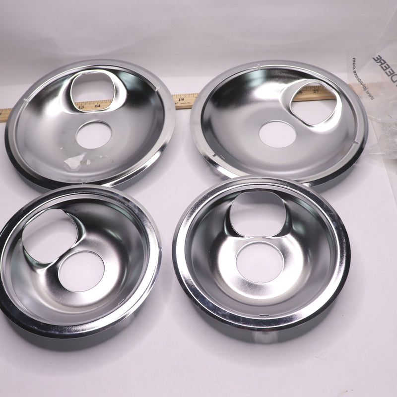 (4-Pk) Everbilt Range Drip Bowl Set Chrome 1007952936