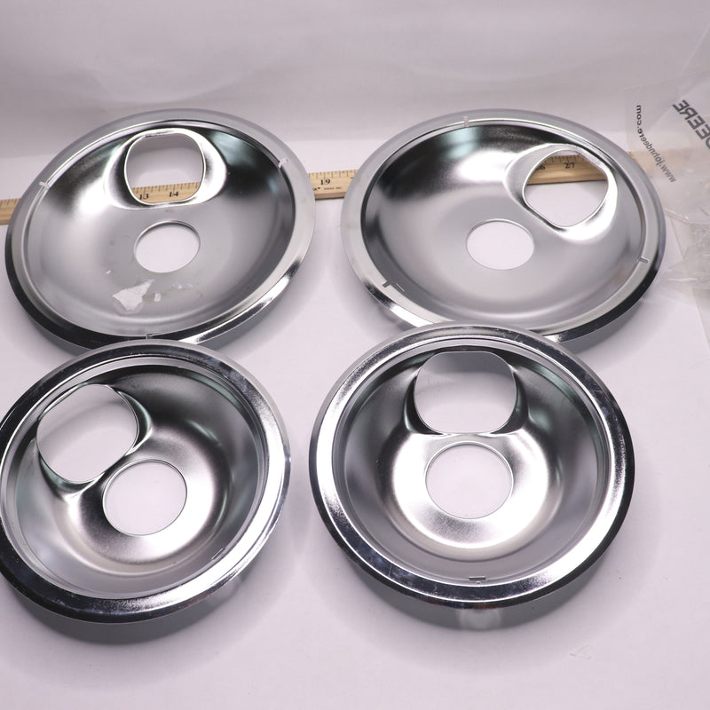 (4-Pk) Everbilt Range Drip Bowl Set Chrome 1007952936