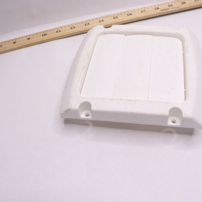 Everbilt Louvered Vent Cap Plastic White 4" LC4WXHD