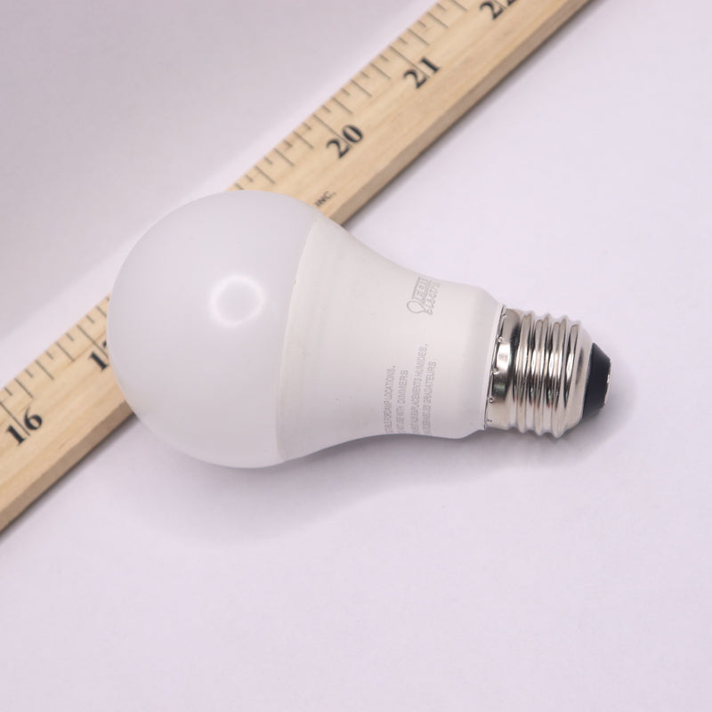 Feit LED Bulb Bright A19 E26 Bright White 60W Equivalence OM60/930CA/LED-12BX