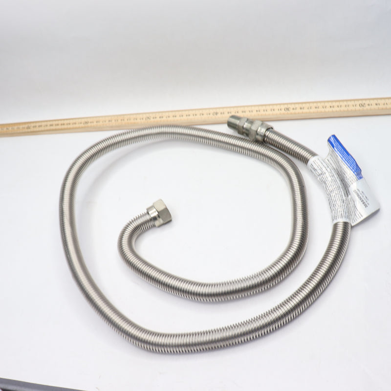 Eastman Ice Maker Connector Flexible Braided Stainless Steel Hose 1/4" Comp 25'