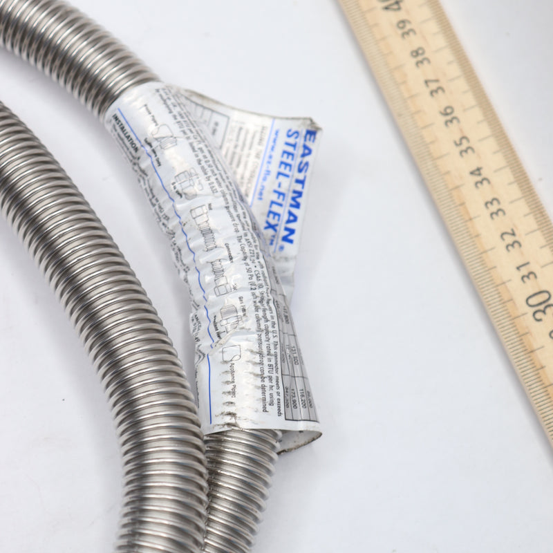 Eastman Ice Maker Connector Flexible Braided Stainless Steel Hose 1/4" Comp 25'