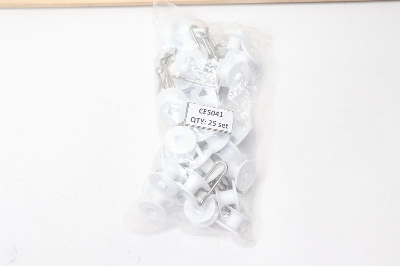 (25-Pk) Spool Carrier with Tab White 2-1/2" CE5041-Unopened