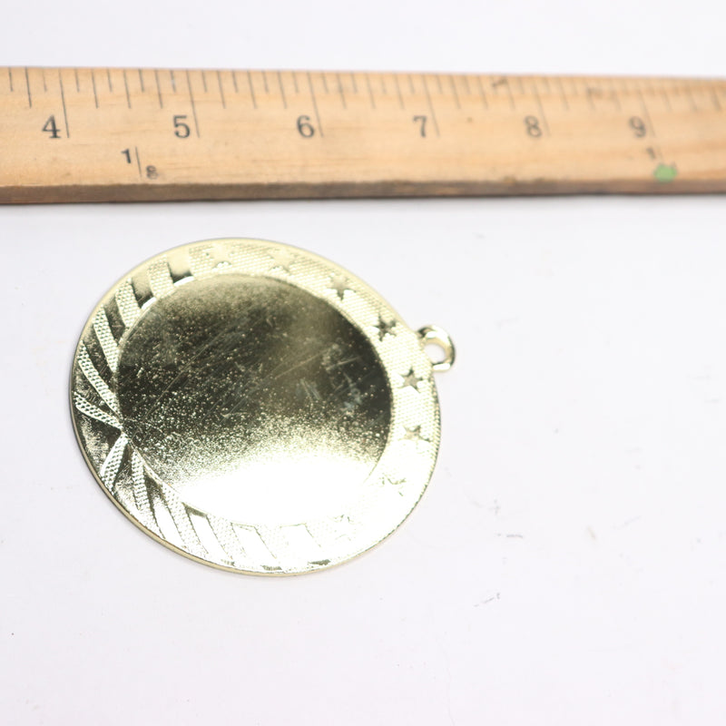 Blank Insert Medal Shiny 2-3/4" - Metal Only