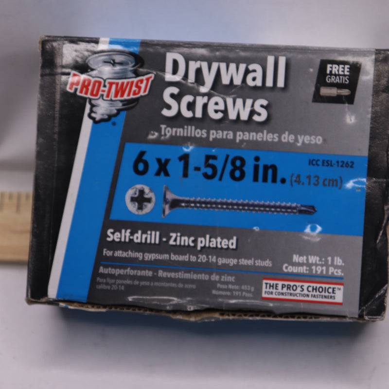 Pro Twist Phillips Bugle Head Self-Drilling Screws