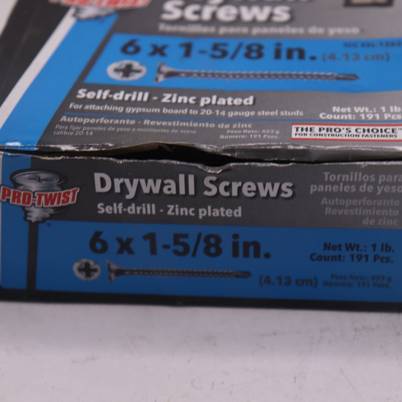Pro Twist Phillips Bugle Head Self-Drilling Screws