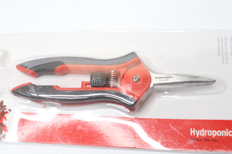 Corona Hydroponic Micro Garden Snip Trimming Scissors Red 6" FS 4120