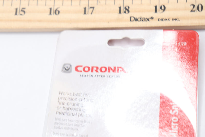 Corona Hydroponic Micro Garden Snip Trimming Scissors Red 6" FS 4120