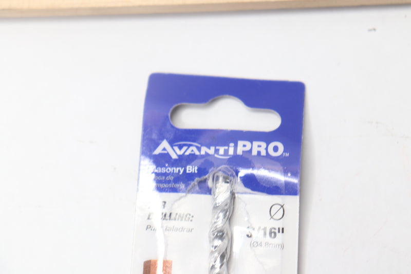 Avanti Pro Carbide Tipped Masonry Drill Bit 3/16" x 4" PMAPC1030