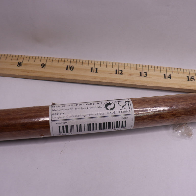 Round Wood Log Cutout Woodworking Tool Brown 1" x 12"