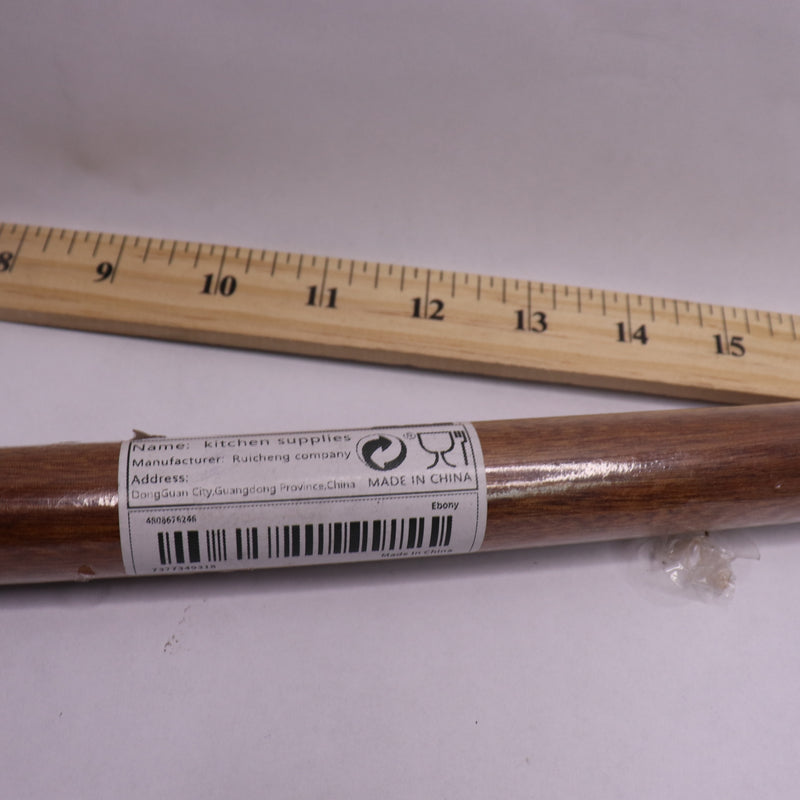 Round Wood Log Cutout Woodworking Tool Brown 1" x 12"