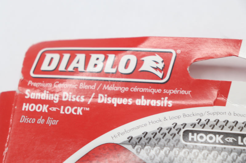 (10-Pk) Diablo Orbit Sander Disc Red 60 Grit 6" DCD060060H10G