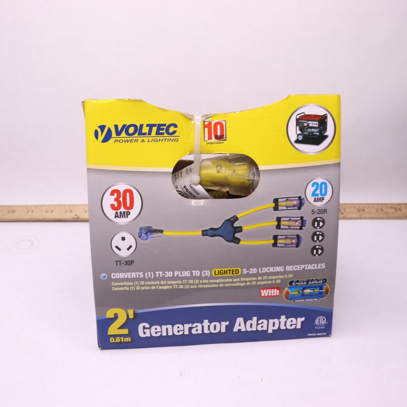 Voltec Generator Adapter 10/3 TT-30P 2' 04-00215