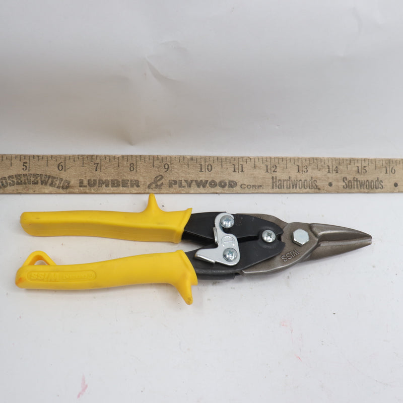 Wiss Edge Aviation Straight and Right Cut Snips Yellow 9-3/4" M3X